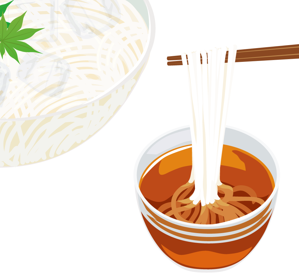 ケア21FUNFAN19号_25年夏_夏の食事そうめん画像